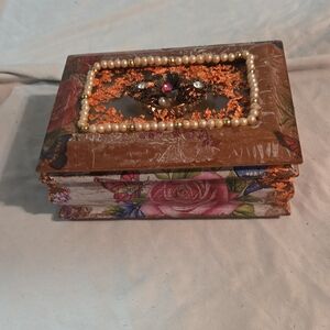 Vintage Handcrafted Wooden Box